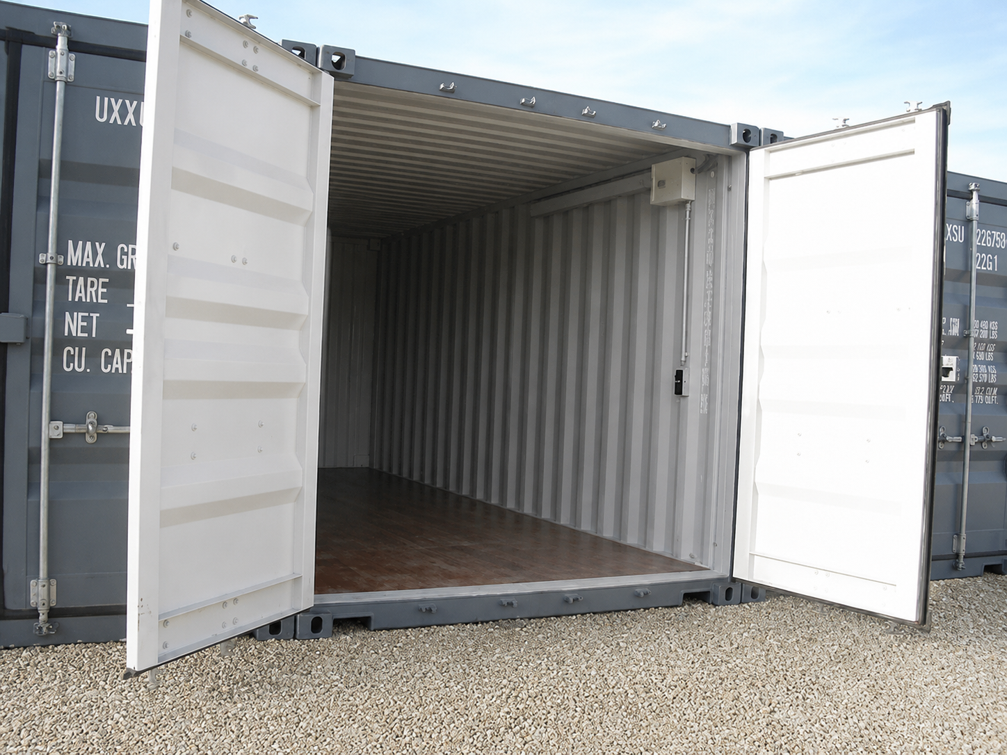 Ebenerdiger Lagercontainer 15 m² Lagerpark Dachau — Bestseller mit direkter Zufahrt
